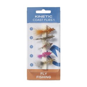 Kinetic Kinetic Coast Flies 1 – 5 Meerforellenfliegen im Set