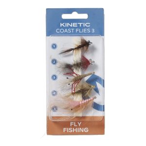 Kinetic Coast Flies 3 – 5 Angelfliegen im Set