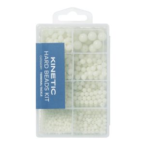 Kinetic Hard Beads Kit White Glow – 579 Perlen für Brandungsvorfächer