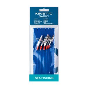 Kinetic Sabiki Flex #1/0 200Cm 0.60Mm Silver Flex – Meeresvorfach
