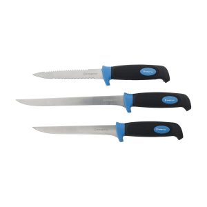 Kinetic Ss Filleting Knife Set Black/Blue – 4-teiliges Filetierset