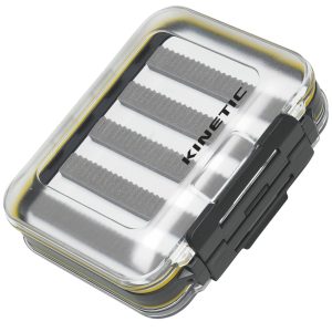 Kinetic Waterproof Fly Box 10.6×7.6×3.4cm Clear – Fliegenbox