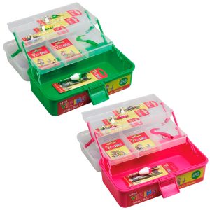 Kinetic Little Viking Tackle Box Kit – 15 Kinder Angelkoffer Set