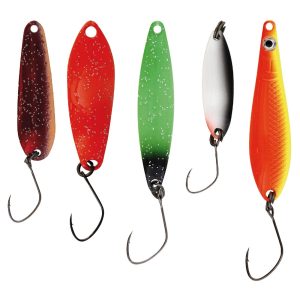Kinetic Multipack Spoon 4 2.5-3.8G Mix – 5 Forellenblinker im Set