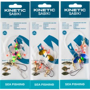 Kinetic Sabiki Advanced 360 #1/0 120cm 0.60mm 0.50mm – Brandungssystem
