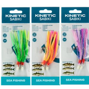 Kinetic Sabiki Flasher UV #7/0 130cm 0.80mm – Dorschvorfach