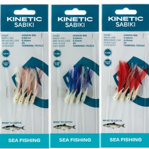 Kinetic Sabiki Hokkai #5 130cm 0.60mm 0.45mm – Heringsvorfach