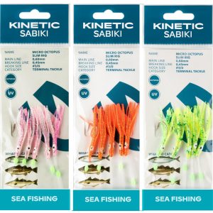 Kinetic Sabiki Micro Octopus Slim #3/0 130cm – Meerespaternoster