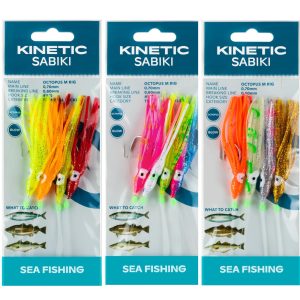 Kinetic Sabiki Octopus M #3/0 115cm 0.70mm 0.60mm – Pilkvorfach