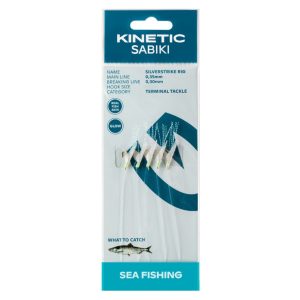Kinetic Sabiki Silverstrike 150cm Fishskin/Flash – Heringssystem