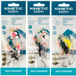 Kinetic Sabiki Tournament Surf Spin&Turn #1/0 110cm – Brandungsvorfach