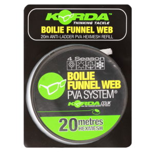 Korda Boilie Funnel Web HEXMESH Refill – 20m PVA Netzschlauch