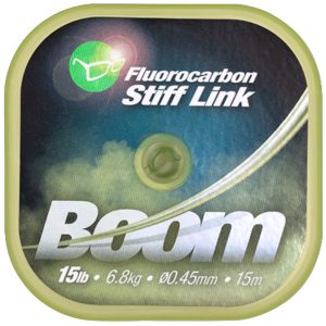 Korda Boom Fluorocarbon Stiff Link 0,45mm 6,8kg – 15m Karpfenvorfach