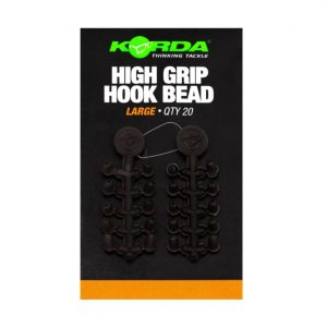 Korda High Grip Hook Bead Large – 20 Gummistopper