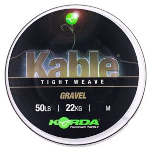 Korda Kabel Tight Weave 7m Gravel 50LB 22kg – Vorfachschnur
