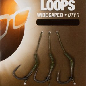 Korda Loop Rigs DF Wide Gape 18lbs – 3 Karpfenrigs