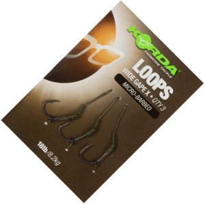 Korda Loop Rigs DF Wide Gape X 18lbs – 3 Karpfen Rigs