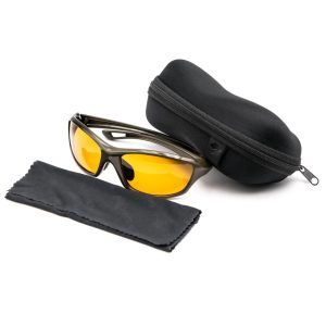 Korda Sunglasses Wraps Matt Green Frame/Yellow Lens MK2 – Polarisationsbrille