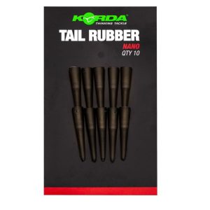 Korda Tail Rubber Nano – 10 Tubes