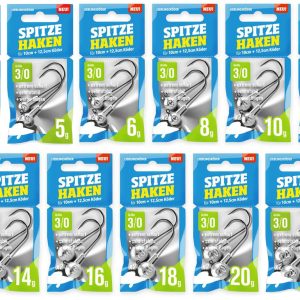 Lieblingsköder Spitze Haken 3/0 – 2 Jigköpfe