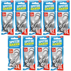 Lieblingsköder Spitze Haken 5/0 – 2 Jighaken