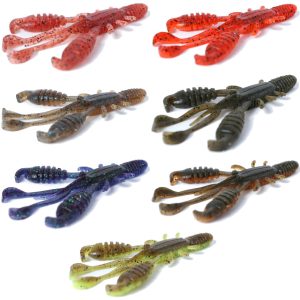 Lurejunks D-CRAW 7.6cm / 3" – 10 Gummikrebse