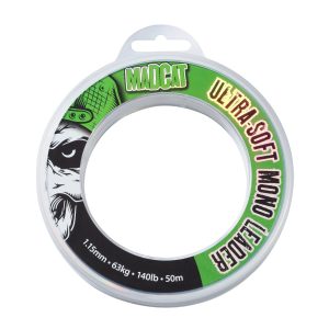 MadCat Ultra-Soft Mono Leader 1.15mm 140lbs – 50m Wallervorfach