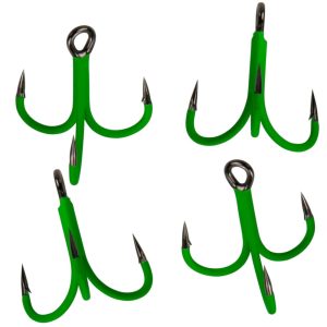 Madcat A-Static Treble 6X Hooks – 4 Wallerdrillinge