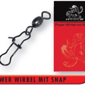 Mantikor Power Wirbel mit Snap (Gr. 3 – 4/0)
