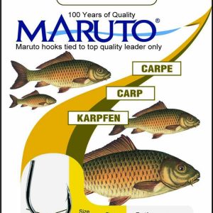 Maruto Karpfenhaken gebunden 70cm Vorfach