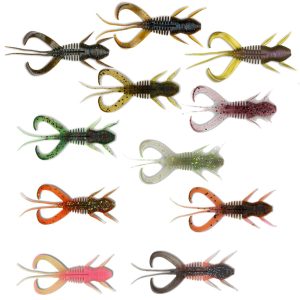 Monkey Lures 10cm Craby Lui – 5 Gummikrebse