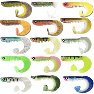 Monkey Lures Curly Lui Jig 7,5cm – 6 Gummifische
