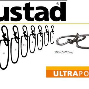 Mustad Ultrapoint Stay-Lok Snap SLS Wirbel