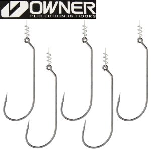 Owner 5167 Twist Lock Haken – 5 Angelhaken mit Spirale