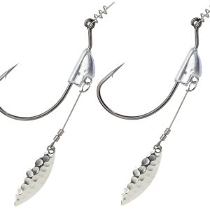 Owner Flashy Swimmer – 2 Jighaken mit Spinnerblatt