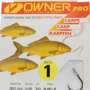 Owner Profi Karpfenhaken gebunden 70cm