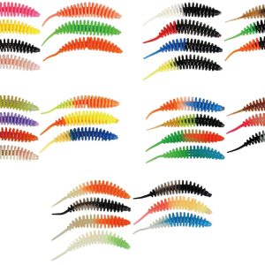 Paladin 6,5cm Probaits Feinripp Mix Gummiköder – 7 Forellenköder