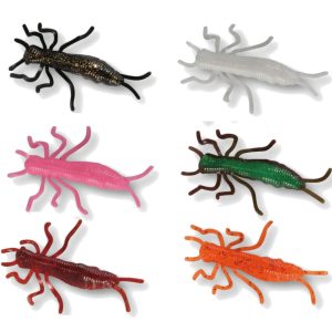 Paladin Geflavourte Gummiköder Nymphe 5cm schwimmend – 7 Softbaits