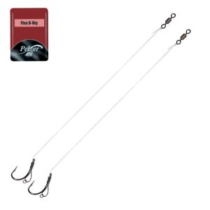 Pelzer Fluo D-Rig Karpfenrigs (2 Stück)