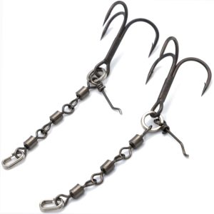 Pikecraft 3-Fach Wirbel Stinger Rig M Gr. 1/0 – 2 Stingerhaken