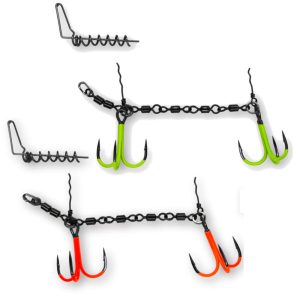 Pikecraft 4-Swivel Kit XL 3/0 – Hakensystem für Gummifische