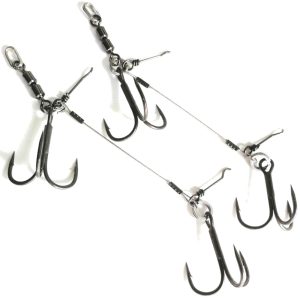 Pikecraft Double Swivel Stinger Rig L Gr. 1/0 – 2 Gummifischsysteme
