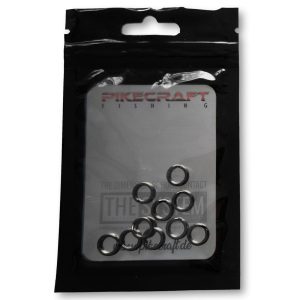 Pikecraft Sprengring Round Black Nickle Series – 10 Sprengringe