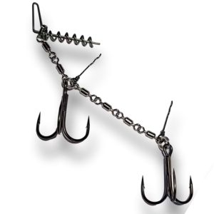 Pikecraft Swivel Stinger Kit – 1 Hakensystem für Gummifische