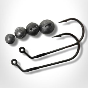 Pikecraft The Jig Rig – 2 Hooks 4 weight – 2 Angelhaken + 4 Gewichte