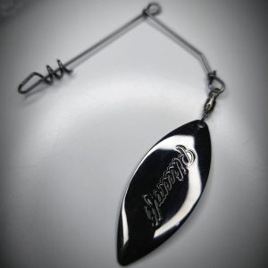 Pikecraft The Screw In Spinnerbait Black Nickel – 1 Spinnerblatt