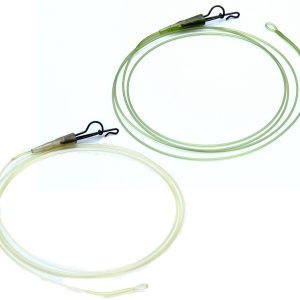 Poseidon Fluorocarbon Core Leader with Full Metal Lead Clip 100cm