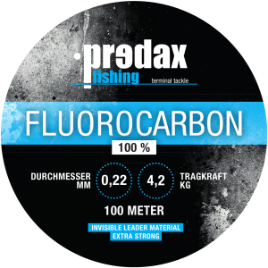 Predax Fluorocarbon Schnur 0,22mm 4,2kg – 100m Fluorocarbonschnur