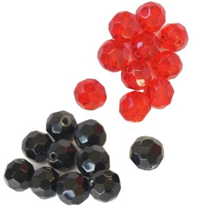 Predax Glasperlen geschliffen – 10 Perlen