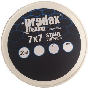 Predax Stahlvorfach 7×7 braun 50m Spule